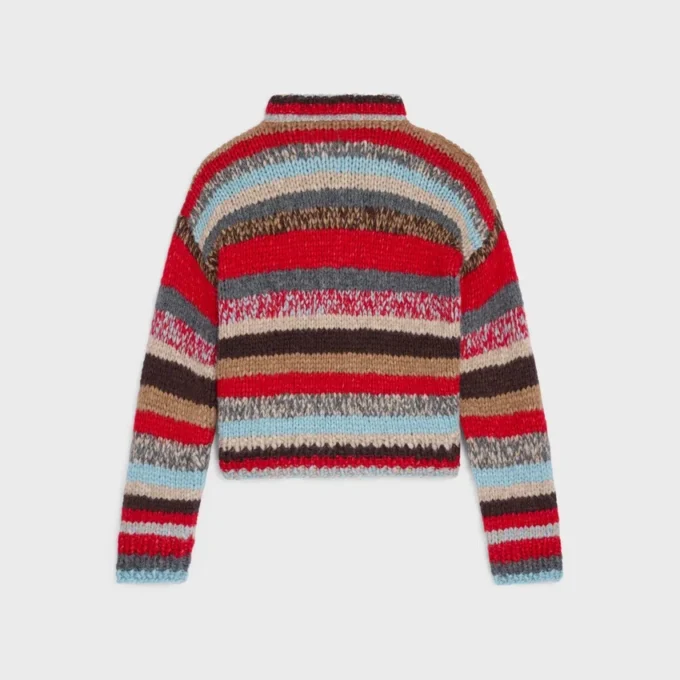 Jersey polo de alpaca Mouline y lana Jersey polo de alpaca Mouline y lana