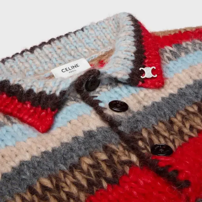 Jersey polo de alpaca Mouline y lana Jersey polo de alpaca Mouline y lana