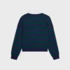 Jersey polo de lana a rayas Jersey polo de lana a rayas