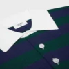 Jersey polo de lana a rayas Jersey polo de lana a rayas