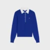 Jersey polo de seda y cachemira fina Jersey polo de seda y cachemira fina