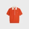 Jersey polo de seda y cachemira fina Jersey polo de seda y cachemira fina