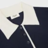 Jersey polo de seda y cachemira fina Jersey polo de seda y cachemira fina