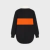 Jersey polo oversize de lana Jersey polo oversize de lana