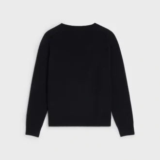 Jersey Triomphe con cuello en V en cachemira Heritage