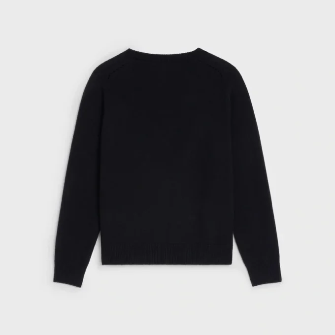 Jersey Triomphe con cuello en V en cachemira Heritage Jersey Triomphe con cuello en V en cachemira Heritage
