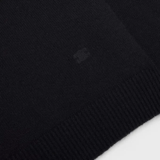 Jersey Triomphe con cuello en V en cachemira Heritage Jersey Triomphe con cuello en V en cachemira Heritage
