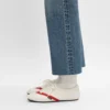 Las zapatillas planas en grosgrain, terciopelo, ante de cabra y piel de cordero
