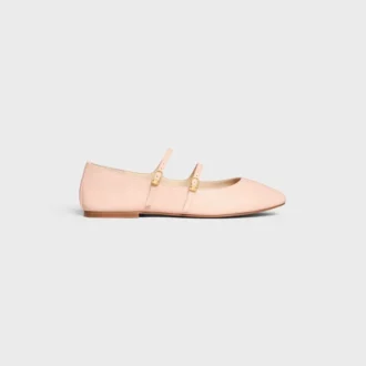 Les Ballerines CELINE Bailarinas de doble correa en piel de cordero