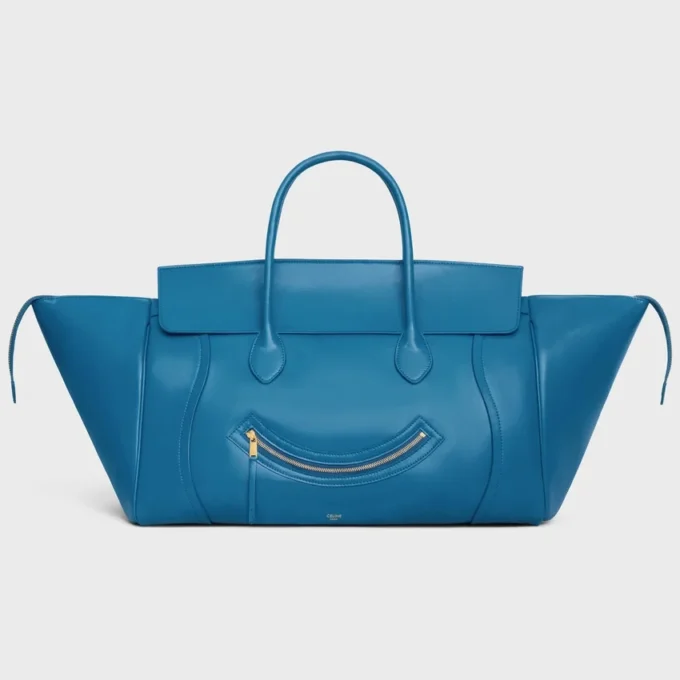 Luggage Big Smile en piel de becerro brillante Luggage Big Smile en piel de becerro brillante
