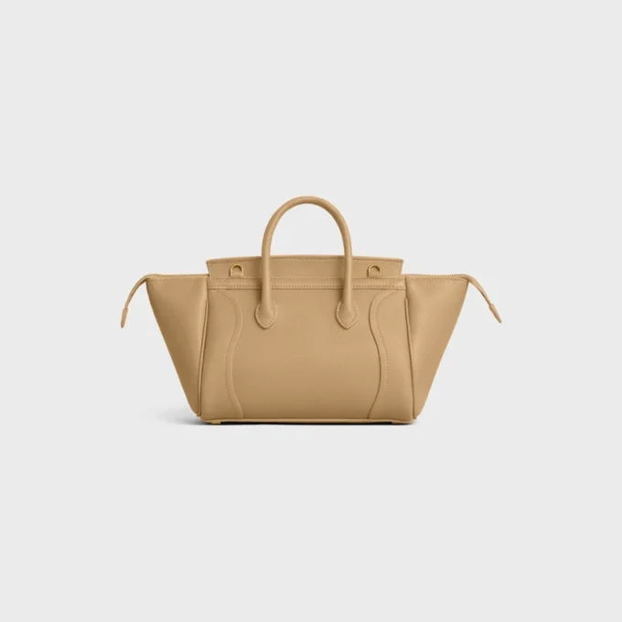Luggage pequeño de piel de becerro granulada Luggage pequeño de piel de becerro granulada