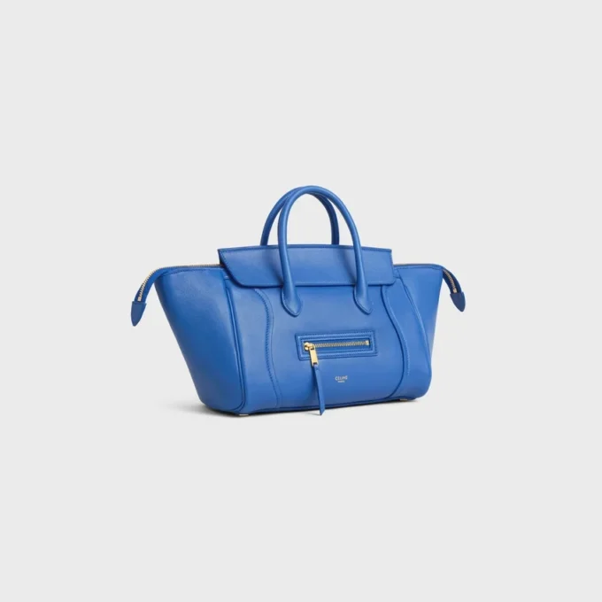 Luggage pequeño de piel de cordero flexible y brillante Luggage pequeño de piel de cordero flexible y brillante
