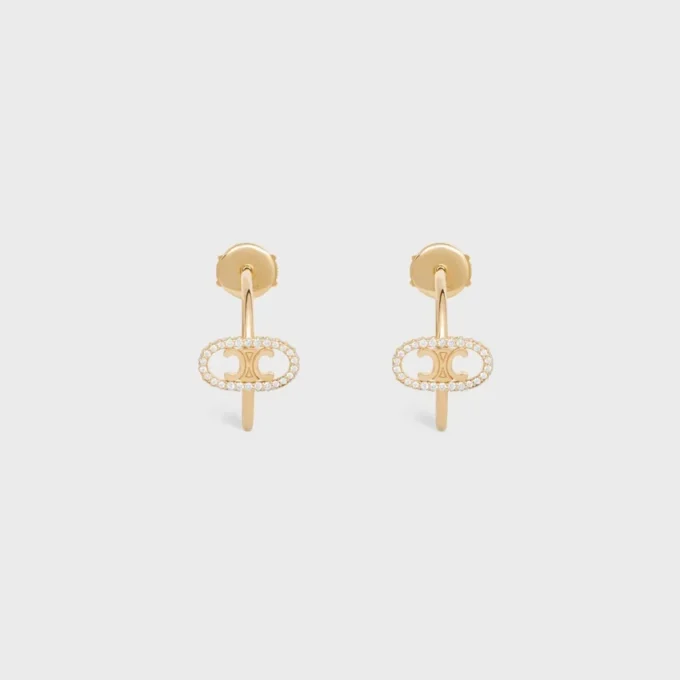 Maillon Triomphe en oro amarillo y diamantes Maillon Triomphe en oro amarillo y diamantes