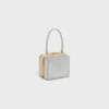 Minaudière CELINE Lana en piel de becerro ante con strass Minaudière CELINE Lana en piel de becerro ante con strass