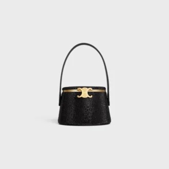 Minaudière CELINE Nina en piel de becerro ante con strass