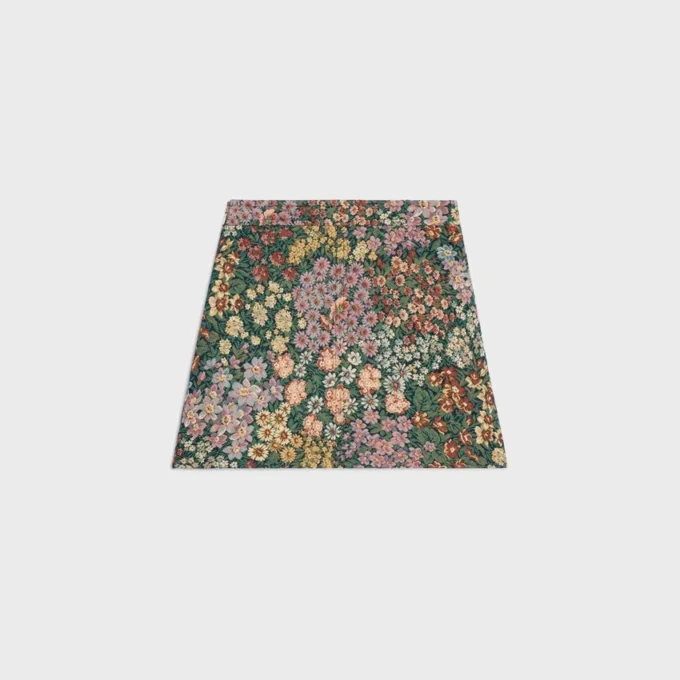 Minifalda de jacquard de algodón Minifalda de jacquard de algodón