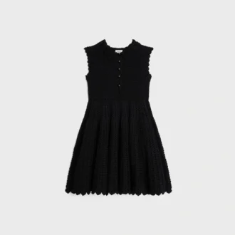 Minivestido de croché de algodón