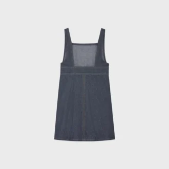 Minivestido imperio en denim Raw Wash