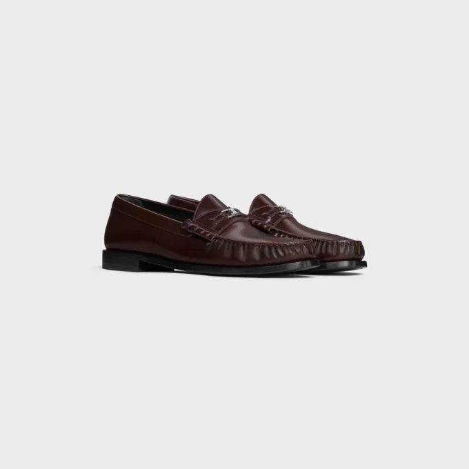Mocasines CELINE Luco Triomphe en piel de toro pulida Mocasines CELINE Luco Triomphe en piel de toro pulida