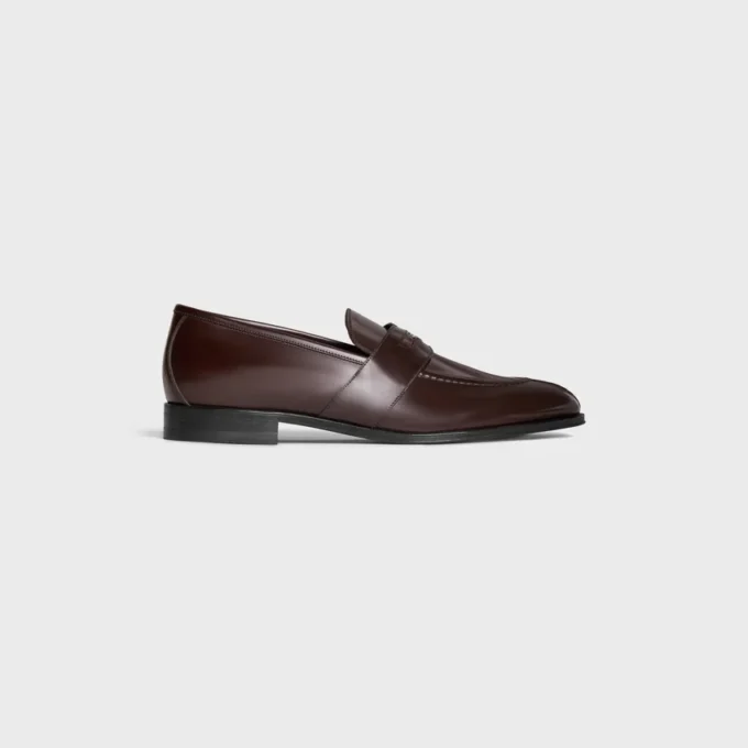 Mocasines CELINE Malaquais Penny Triomphe en piel de toro pulida Mocasines CELINE Malaquais Penny Triomphe en piel de toro pulida