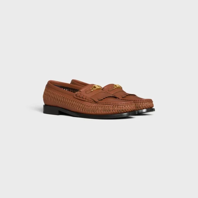 Mocasines trenzados CELINE Luco en piel de becerro Mocasines trenzados CELINE Luco en piel de becerro
