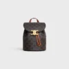 Mochila CELINE Bonnie en Triomphe Canvas y piel de becerro Mochila CELINE Bonnie en Triomphe Canvas y piel de becerro