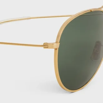 Montura metálica 01 Gafas de sol de metal con lentes de cristal mineral