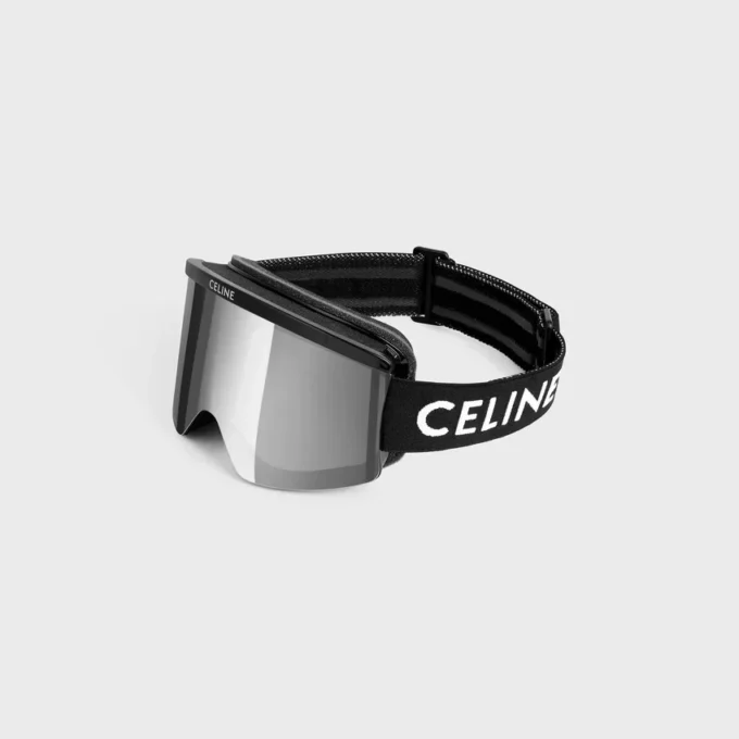 Máscara de esquí CELINE de nailon inyectado con lentes de espejo