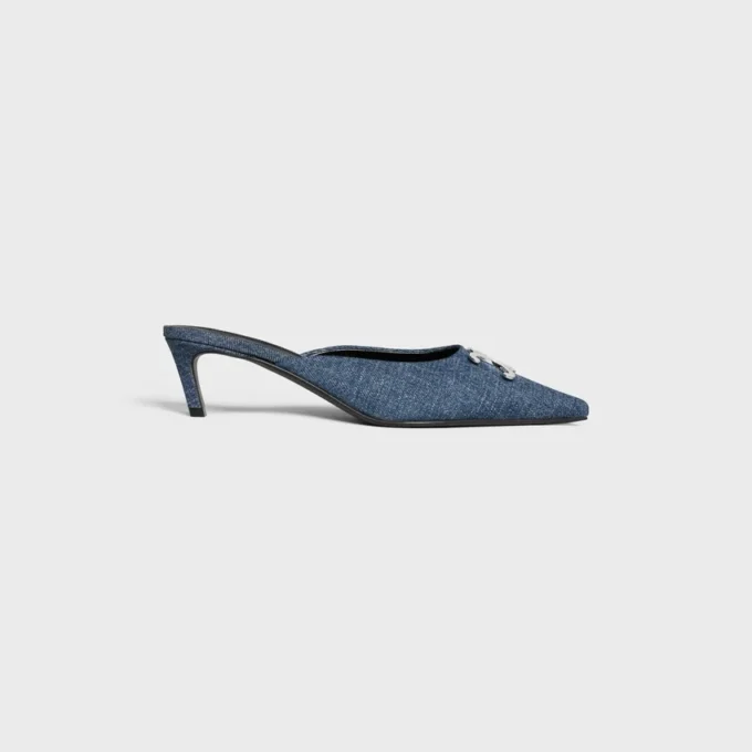 Mules CELINE Alma Triomphe en denim Mules CELINE Alma Triomphe en denim