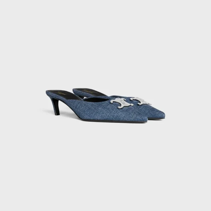 Mules CELINE Alma Triomphe en denim Mules CELINE Alma Triomphe en denim