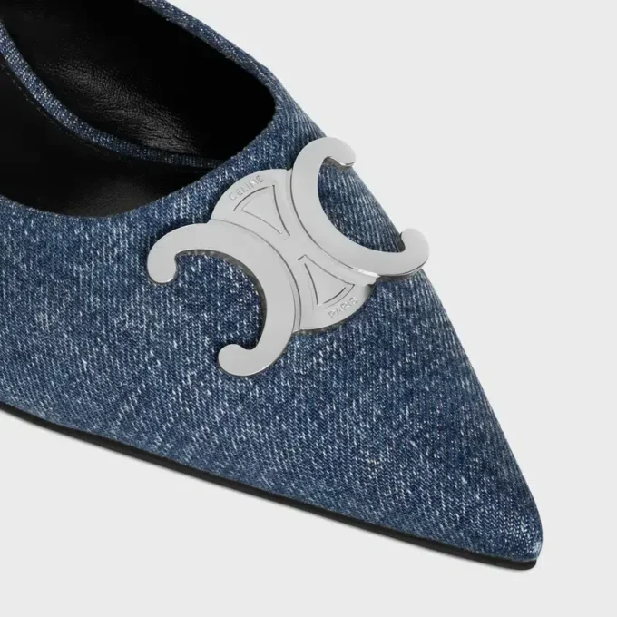 Mules CELINE Alma Triomphe en denim Mules CELINE Alma Triomphe en denim