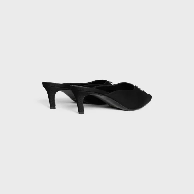 Mules CELINE Alma Triomphe en tejido de gros-grain Mules CELINE Alma Triomphe en tejido de gros-grain