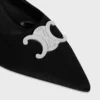 Mules CELINE Alma Triomphe en tejido de gros-grain Mules CELINE Alma Triomphe en tejido de gros-grain