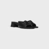 Mules CELINE Clemence en piel de cordero y piel de becerro charol Mules CELINE Clemence en piel de cordero y piel de becerro charol