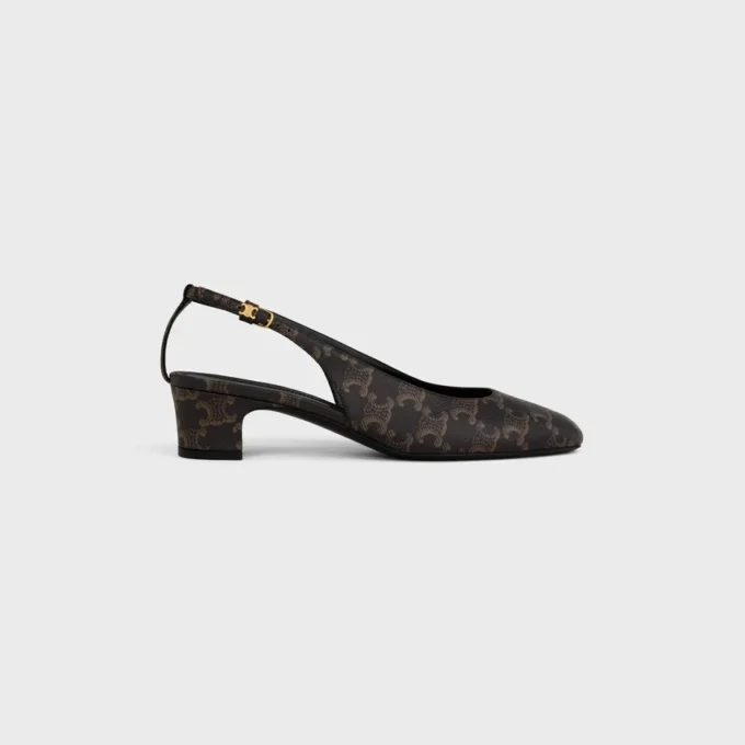 Neo City Slingback en tejido recubierto Triomphe Neo City Slingback en tejido recubierto Triomphe