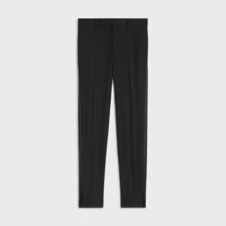 Pantalón clásico Tux en lana Grain De Poudre Pantalón clásico Tux en lana Grain De Poudre