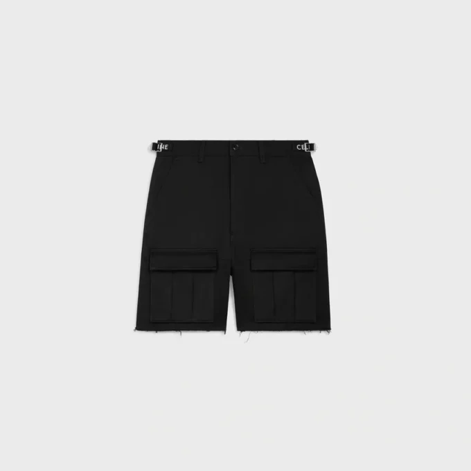 Pantalones cortos cargo CELINE de algodón Pantalones cortos cargo CELINE de algodón