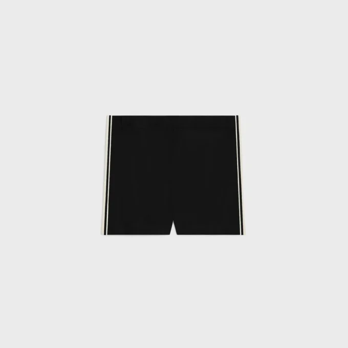 Pantalones cortos de ciclismo CELINE en jersey técnico Pantalones cortos de ciclismo CELINE en jersey técnico