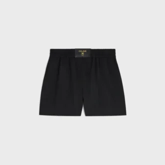 Pantalones cortos de sarga de lana