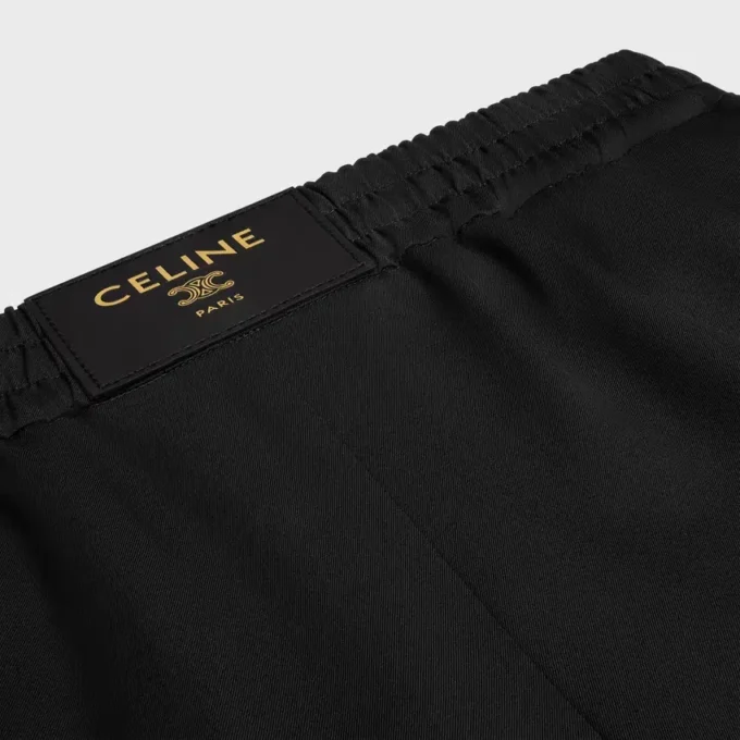 Pantalones cortos de sarga de lana Pantalones cortos de sarga de lana