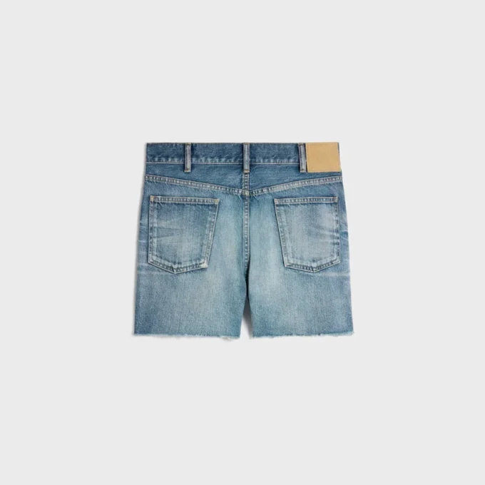 Pantalones cortos de skate en denim Electric Sky Wash