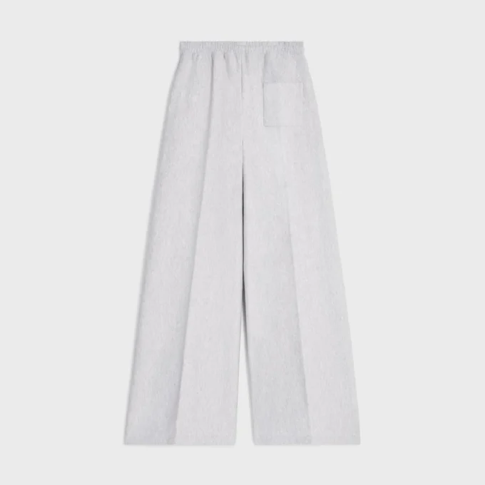 Pantalones de chándal acampanados de felpa de algodón Pantalones de chándal acampanados de felpa de algodón