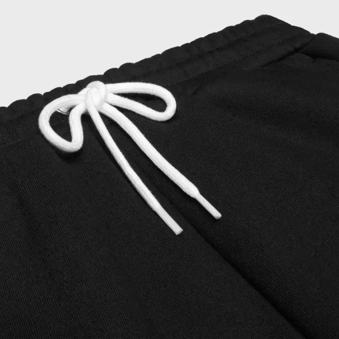 Pantalones de chándal acampanados de felpa de algodón Pantalones de chándal acampanados de felpa de algodón