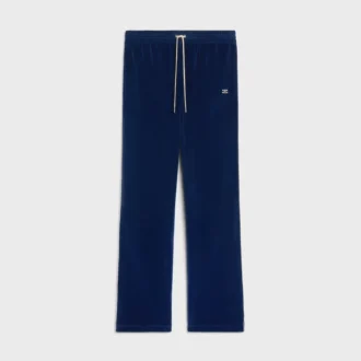 Pantalones de chándal en jersey de terciopelo