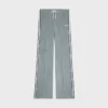 Pantalones de chándal en jersey de terciopelo Pantalones de chándal en jersey de terciopelo