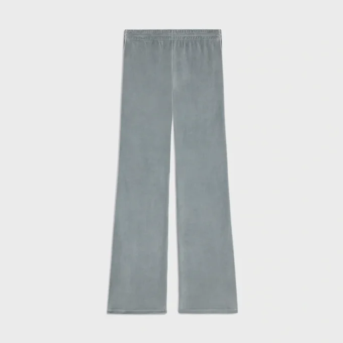 Pantalones de chándal en jersey de terciopelo Pantalones de chándal en jersey de terciopelo