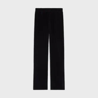 Pantalones de chándal en jersey de terciopelo