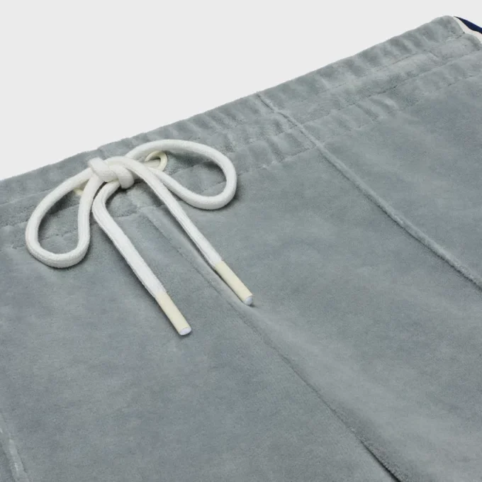 Pantalones de chándal en jersey de terciopelo Pantalones de chándal en jersey de terciopelo