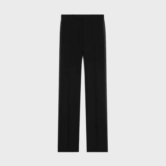 Pantalones de esmoquin Dylan en lana y mohair Pantalones de esmoquin Dylan en lana y mohair