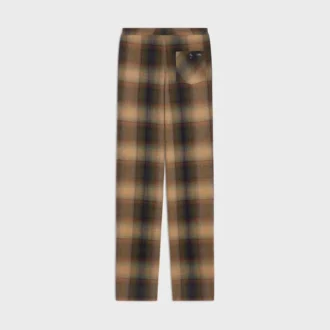 Pantalones de pijama  de lana a cuadros
